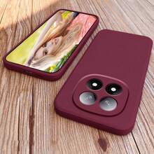 Kompatibel dengan Casing Silikon Cair Redmi Note 15 Pro Plus, Sentuhan Lembut dan Halus. Kompatibel dengan Note 14 Pro 5G, Seri Note 13, Seri Note 12, Seri Note 11. Casing Ponsel Silikon Tahan Guncangan Tipis. - Burgundy - View 7