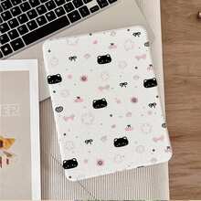 1件 360°旋轉多角度視角書本式支架平板保護殼，適用於 iPad Air 6/5/4 & 10 (10.9 吋)/Pro 2024/Air M3/A16 2025，適用於 Galaxy Tab S9 FE/S8 Plus/S7/S10，適用於 Oppo Pad，適用於 Matepad，適用於 Vivo Pad，適用於 Honor Pad，適用於 Xiaoxin Pad - 彩色 - 查看 6