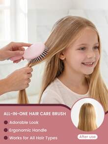 3pcs Baby Comb Set, Toddler Hair Care Set - Multicolor - View 4