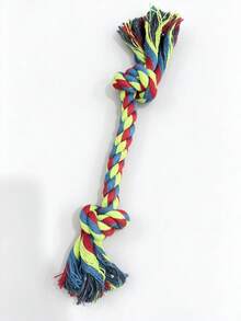 Random Color Mixed Braided Rope Dog Toy, Durable Chew Rope Knot Toy, Dental Cleaning And Teething Dog Chew Toy For Small Dogs - Random Color - View 12