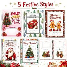 Christmas Gift Card Book For Her, Holiday Gift Card Storage Book With Card Slots, Cute Pink Christmas Gift Card Holder, Christmas Gift For Wife, Girlfriend, Mom - Rectangle - View 2