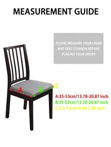 1/4/6pcs Water-Repellent Jacquard Seat Covers Removable Washable Padded Chair Seat Protectors For Kitchen, Office - one-size - View 3