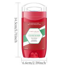 FLORA RUBY Aluminum Free Deodorant Stick 85g, 48H Odor Protection ...
