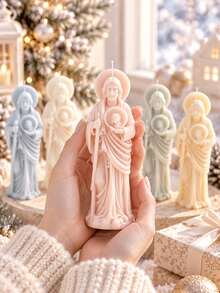 3D Jesus And Mary Silicone Mold With Religious Figure Design - Suitable For Resin Casting, Candle Making And Clay Crafts, DIY Wax Art, Resin Crafts And Holiday Decorations - Mannequin Mold - View 6