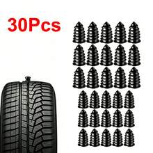 20/30pcs Portable Spiral Tire Repair Plug Kit, Quick Plug-And-Play Tire Repair Tool With Screws, Non-Destructive Temporary Fix, Suitable For Cars, Motorcycles And Bicycles, Tubeless And Tube Tires Emergency Roadside Repair Kit - A - View 9