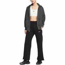 Nike Women's Casual Fleece-Lined Hooded Jacket, Grey - Grey - View 7