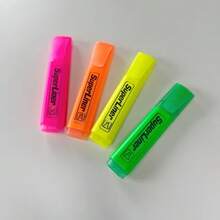 Oblique Tip Colorful Fluorescent Markers, Multi-Color Macaron Bright Highlighters, Quick-Drying Water-Based Ink, Student Textbook Highlighting, Note-Taking, Journaling, Doodle Marker Pens, Suitable For School, Office, Learning Supplies, Office Supplies, Stationery - Multi-color - View 11