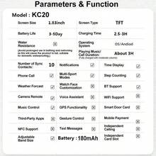 Jam Tangan Pintar Olahraga, Layar Sentuh Penuh 1,83 Inci, Dengan Fitur Pesan, Panggilan, Penghitung Langkah Olahraga, Kompatibel dengan Ponsel Android, Gelang Kebugaran Pintar, Cocok Sebagai Hadiah untuk Teman Wanita dan Pria, Hadiah Ulang Tahun - MultiWarna - View 9