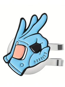 Magnetic Golf Tag Cap Clip - Creative "OK" Gesture Golf Marker, Suitable For Both Men And Women - Durable Zinc Alloy Golf Cap Clip With Strong Magnet - Unique Gift For Friends And Family - Set Green Markers For Golf Course Performance - Multicolor - View 10