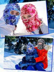 XAXRE Men's Sporty Balaclava, Sheisty Ski Mask Full Face Knitted For Cycling, Outdoor Activities, Cold Weather, Cycling Headgear, Comfortable Snug Fit - Multiple Styles - View 9