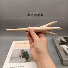 Pencil - Creative Funny Chicken Claw Shape - 5PCS Replaceable Pencil Leads 1 Pencil + 4 Pencil Leads - A - View 3