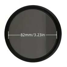Variable ND2-ND400 Neutral Density Camera Lens Filter, Multi-Coated Optical Glass With Aluminum Frame, Adjustable Thread Mount, 37/40.5/43/46/49/52/55/58/62/67/72/77/82mm Thread Options, 1 Filter With Plastic Case - View 9
