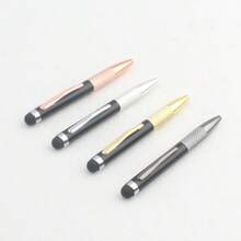 1pc Mini Matte Touchscreen Ballpoint Pen, Signature Pen, Business Commemorative Small Gift - Mini Touchscreen Ballpoint Pen - View 8