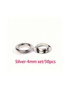 Bộ 50 chi tiết khoen kim loại cho váy kèm vòng đệm, sửa chữa da, khoen 3.5-40mm - Nhiều màu - Xem 16