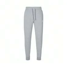 Celana training Nike warna polos dengan tali serut dan karet pinggang, gaya kasual dan serbaguna untuk wanita, warna abu-abu. - Light Grey - View 6