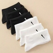 5/10/20 Pairs Unisex Couple Sports Socks, Suitable For Fitness, Daily Wear And Business Occasions, Autumn/Winter Design - Multicolor - View 2