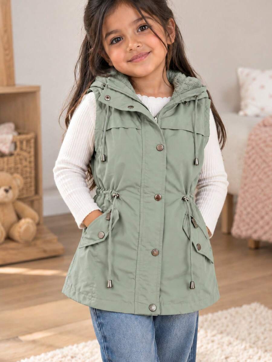 Tween Girls Coats - Mint Green - View 1