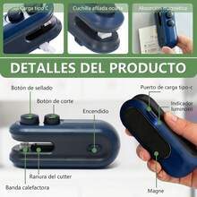 Kitchen Plastic Sealer & Sealing Machine - Blue - View 4