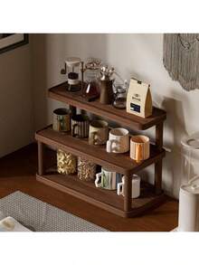 Multi-Layer Desktop Organizer for Cosmetics Kiten Spices and Coffee Cups Sp-Saving Storage Ra for Home Office and Countertop Display of Lipstis Perfumes T Cups and Small Items - Multicolor - Ver 2