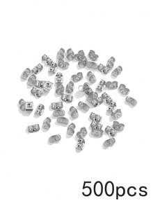 50/100pcs Stainless Steel Earring Backs Butterfly Clutch Anti-Drop Earplugs For DIY Jewelry Making Earrings Studs Accessories Materials - Stainless Steel Earplugs - View 7