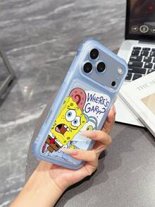 SpongeBob SquarePants بطانية هاتف مرخص رسميًا من SquarePants بوسادة هوائية كبيرة، نمط باتريك وغاري المرتبك، طراز جديد متوافق مع موديلات آيفون 11/12/13/14/15/16/17/18 برو ماكس، هدية عطلة، تنقل يومي، تصميم مضاد للسقوط جذاب للغاية - متعدد الألوان - مشاهدة 3