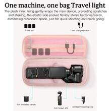 Storage Bag For Osmo Pocket3/4 Body, Available In Black/Grey/Pink ...