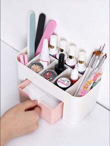 Nail Tool Storage Box Accessories Not Included - Multicolor - View 2