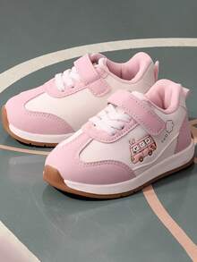 2026 Boys' Running Shoes, Fashionable Comfortable Cartoon Car Design - Pink - View 11