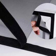 No-Drill Minimalist Anti-Snag Anti-Insect Anti-Dust Soft Light Window Screen - Black-edged Gray Mesh Full Piece - View 6