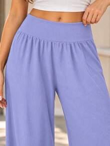 Women Pants - Lilac Purple - View 3
