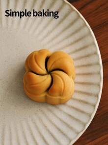 1 Set Flower Shaped Pastry Mold Press, 3.8x3.8cm 1.5x1.5 Inch ABS Plastic Stamp For Mooncake, Mung Bean Cake, Maamoul, Snow Skin Mooncake, DIY Kitchen Baking Tool, Cookie Dough Cutter, Press Down Design For One-Step Release - View 10