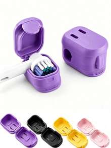 2026 Electric Toothbrush Head Protective Cover, Built-In Ventilation Holes, Keeps Toothbrush Head Ventilated And Dry - Multicolor - View 1