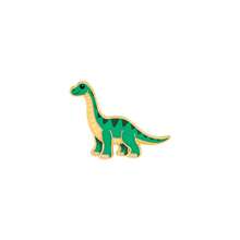 Colorful Dinosaur Enamel Lapel Pins, Cartoon Dino Brooch Badges, Cute Metal Animal Pin For Backpack Clothes Hat, Lovely Gift For Dinosaur Lovers - Multicolor - View 16
