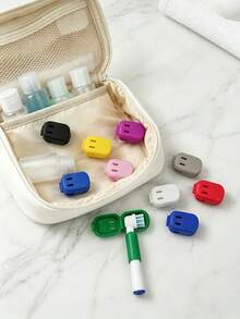 2026 Electric Toothbrush Head Protective Cover, Built-In Ventilation Holes, Keeps Toothbrush Head Ventilated And Dry - Multicolor - View 5