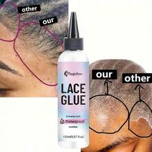 Magicflow 150ml/5.07fl.Oz Waterproof Lace Wig Glue - Strong Hold, Invisible & Quick Dry | No Odor, Easy Removal Hair Adhesive. - 150ml - View 3