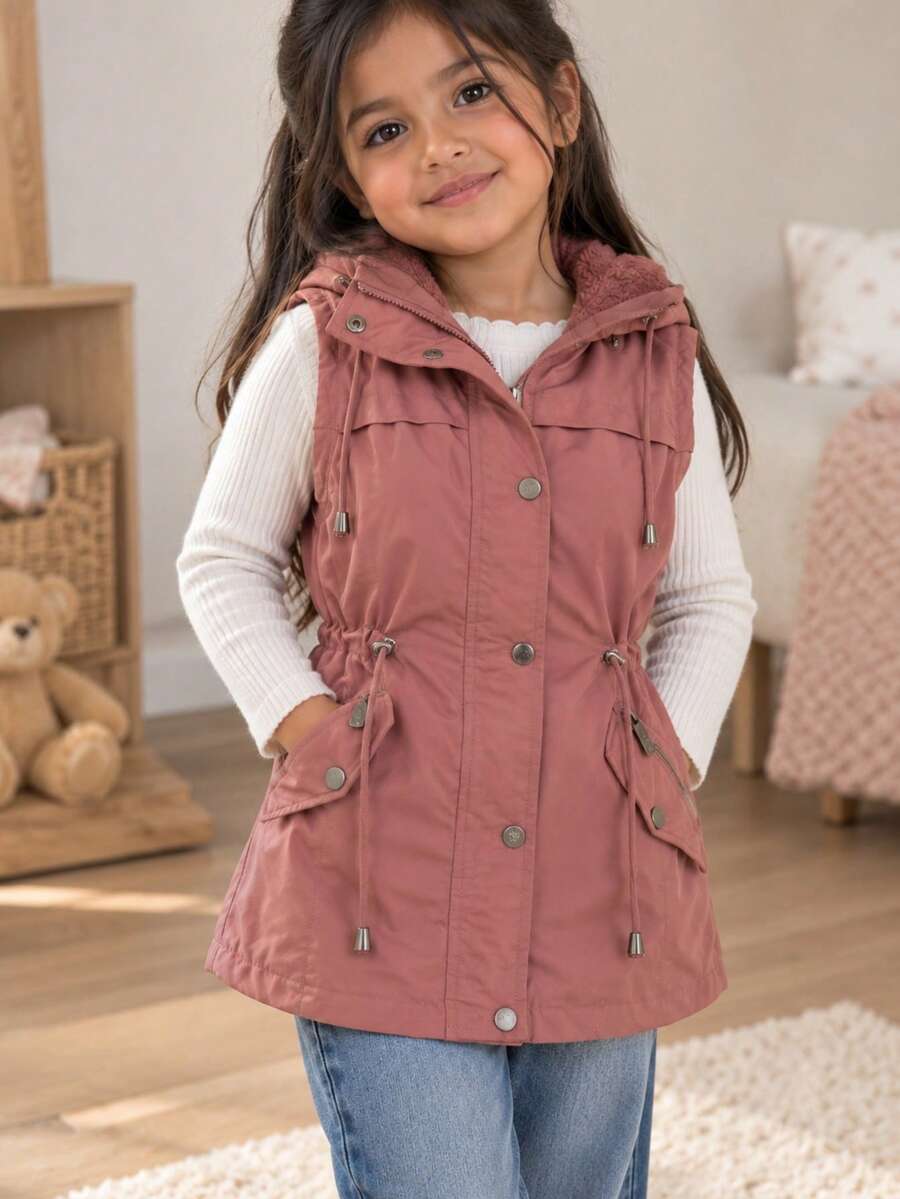 Tween Girls Coats - Rusty Rose - View 1