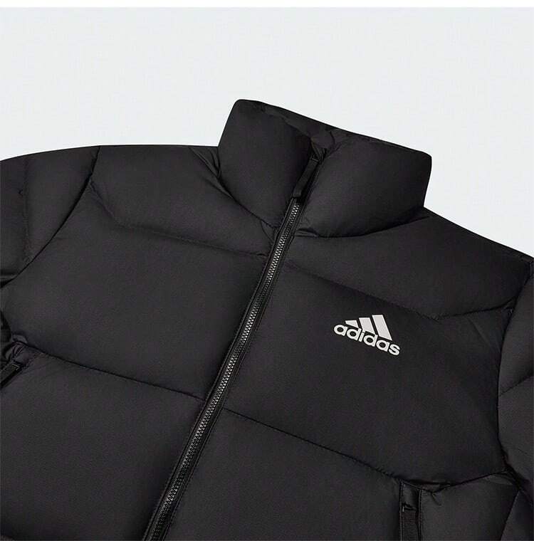 Adidas BB DOWN J Men's Casual Sports Down Padded Jacket KF8760 - Black - View 4