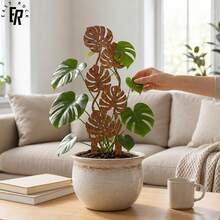 1pc Faux Rust Acrylic Plant Support Stake, Monstera Support Frame, Plant Climbing Rack, Indoor Plant Support, Indoor Plant Climbing Rack, Potted Plant Support Stake - A - View 4
