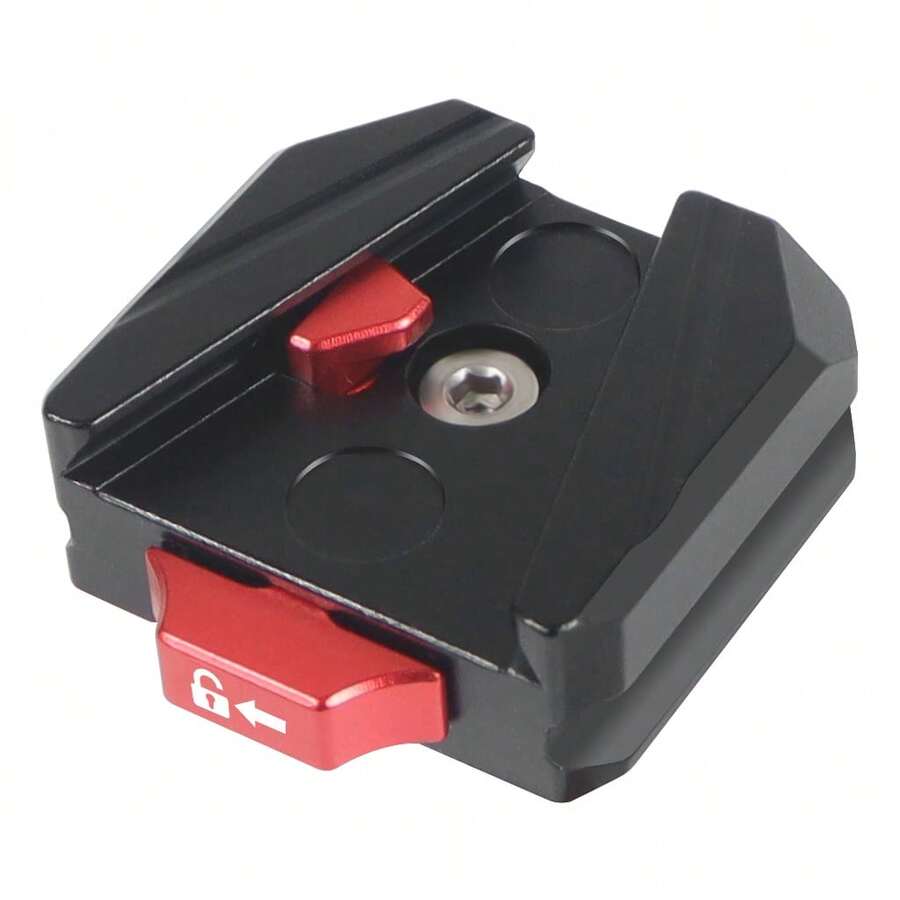 قاعدة تثبيت سريعة للبطاريات V-Mount مطورة مدمجة مضادة للاهتزاز، لوحة قاعدة 38MM Arca-Swiss Photography Cloud Mount مع تصميم زر علوي، متوافقة مع بطاريات كاميرا V-Mount من Yingchen وFeidu وSmallRig وGreen Energy وغيرها - مشاهدة 1