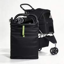 1PC Pet Stroller Storage Bag, Universal Pet Stroller Protective Bag, Pet Stroller Storage Bag For Car Trunk, Protective Bag For Shipping Pet Stroller - Black - View 1