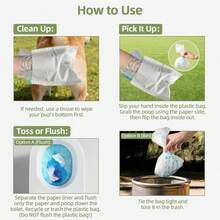 New Double-Layer Thickened Disposable Pet Waste Bags, Dog Poop Bags 10PCS/Set - View 4