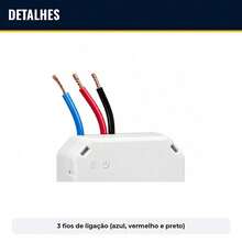 Controlador Smart Lamp Bluetooth Exatron Myhouse X LSRL6001 Bivolt Dimmer pelo App - Branco - Visão 5