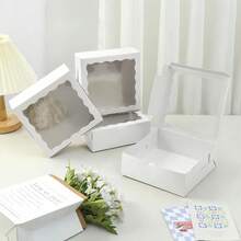 8" X 8" Transparent Gift Box, Christmas Gift Box Packaging Supplies, Birthday Party Gift Box, Daily Use, Suitable For Christmas, Valentine's Day, Mother's Day And Other Holidays - View 2
