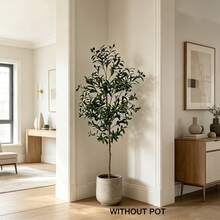 1 cây ô liu nhân tạo 120-200cm, cây giả trang trí trong nhà và ngoài trời cho nhà ở, văn phòng, sân vườn, phòng khách, trang trí Giáng Sinh và Halloween - Nhiều màu - Xem 3