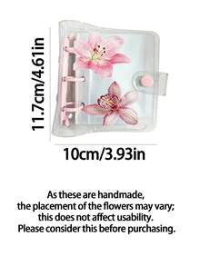 Mini Transparent 3 Ring Jewelry Storage Album With Binder Inner Paper,Travel Jewelry Box Jewelrys Storage Book With 10 Plastic Pouches Portable Jewelrys Organizer,Earring ,Christmas And Halloween Gifts - Multicolor - View 11