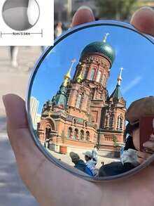 1/5/10/20 Essential Accessory For Selfie Photography During Travel. This Round Mirror Is Suitable For Various Occasions. It Allows For Wide-Angle Photos To Be Taken Easily. It's A Practical Gift For Friends, Especially During Group Trips. - Multicolor - View 2