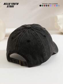1pc Leopard Print Reindeer Theme Baseball Cap, Warm Windproof Lightweight Comfortable Multi-Functional Baseball Cap, Unisex Vintage Washed Hat, Suitable For Daily Outings And Life Use, Daily Outfit Decorative Hat, Best Gift For Friends - A - View 3