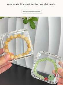 Portable Anti-Oxidation Jewelry Box, Suitable For Bracelets And Necklaces - Multicolor - View 4