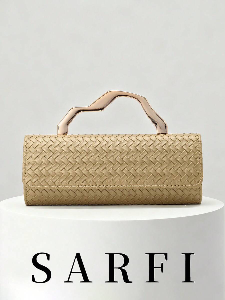 High End Exquisite Woven PU Fabric Women's Handbag, Fashionable And ...