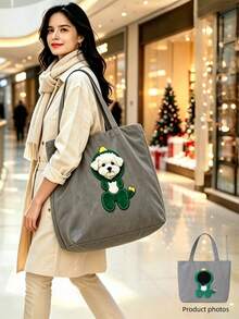 1pc Pet Travel Bag For Cats And Dogs, Crossbody Handbag, Convenient For Outings And Walks, Small Dog Head-Out Shoulder Bag, Breathable Pet Carrier, Suitable For All Seasons - Multicolor - View 17